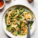Asparagus and zucchini pasta-image