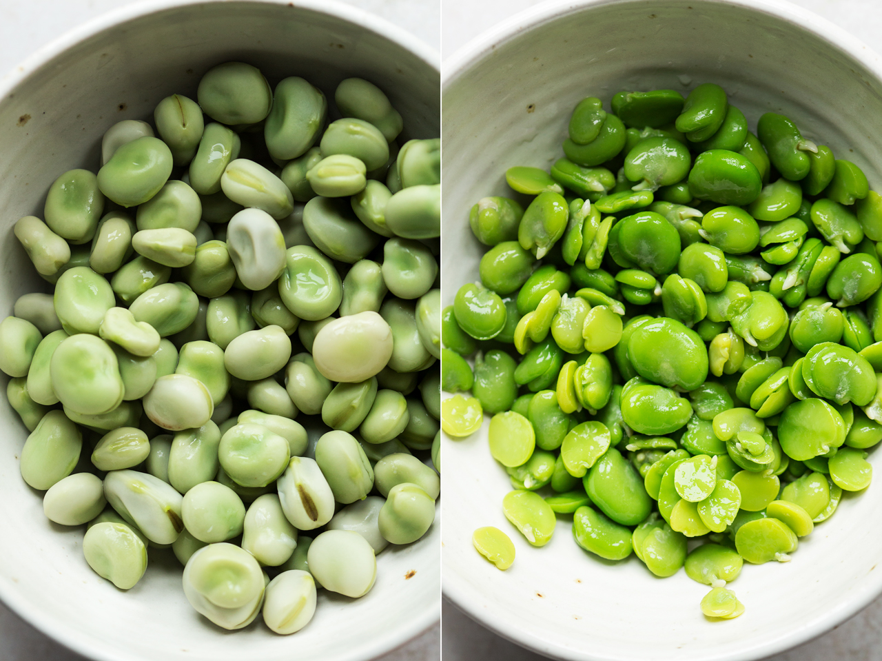 broad bean dip broad beans shelled