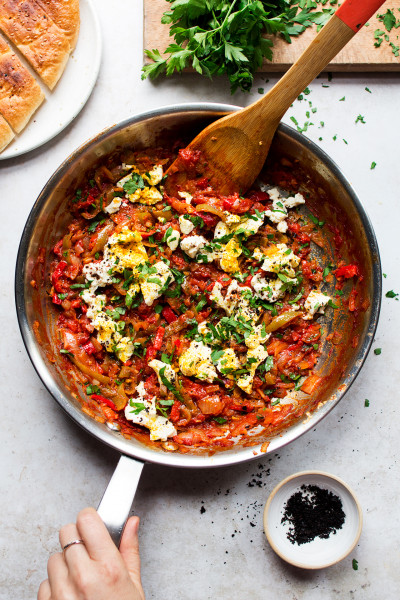 vegan menemen pan