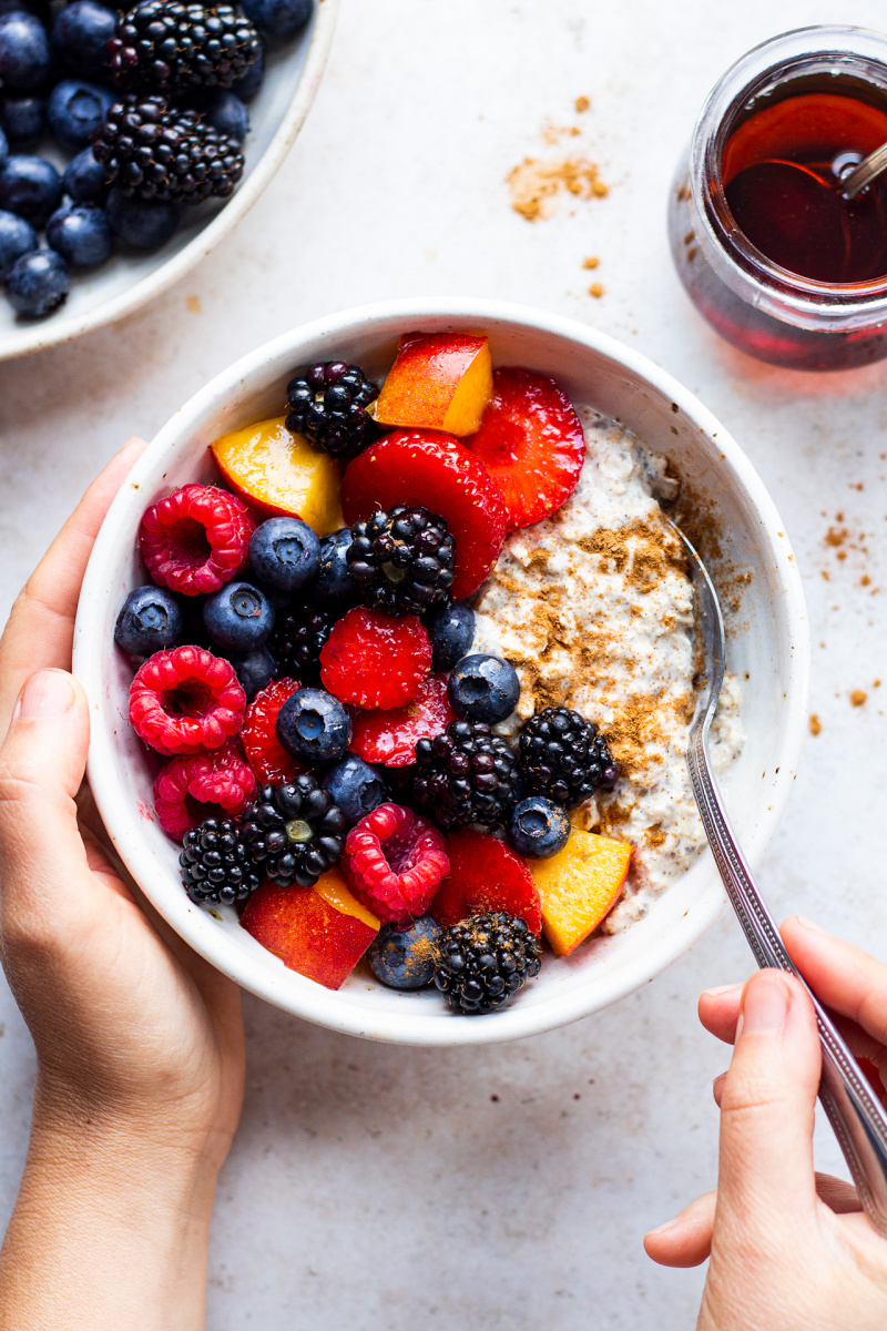 Overnight oats Lazy Cat Kitchen