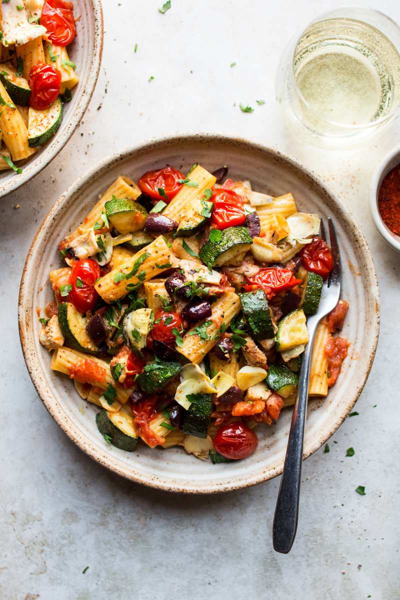 VEGAN SUMMER PASTA