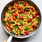 Miso and corn pasta