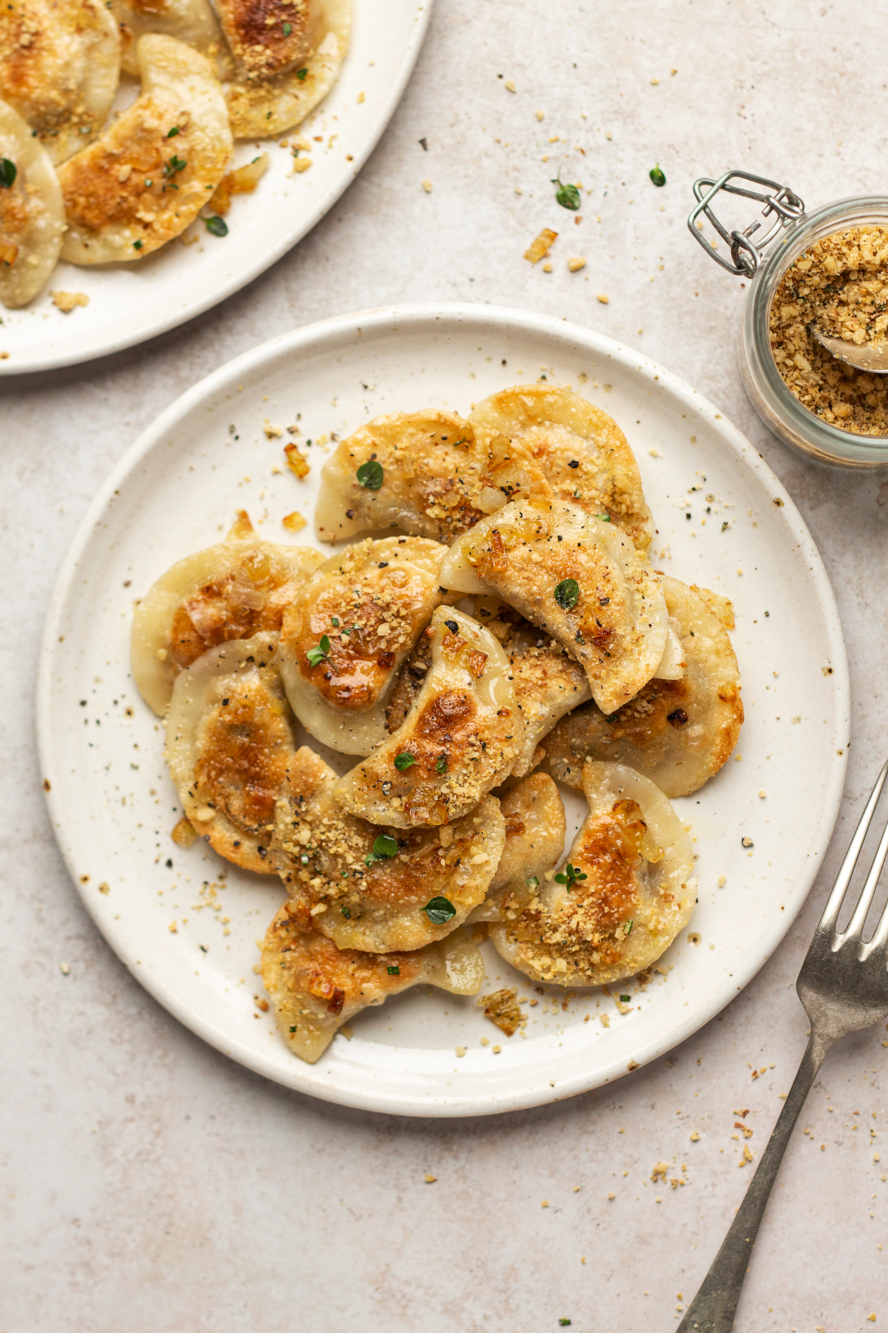 Mushroom and cabbage pierogi