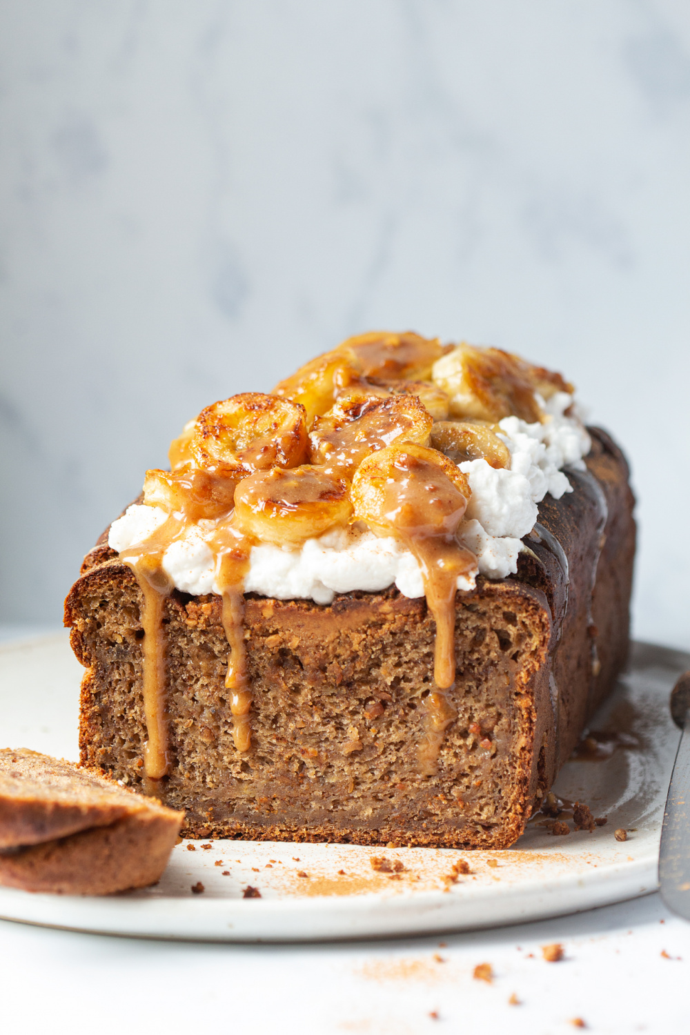 Vegan peanut butter banana bread - Lazy Cat Kitchen