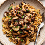 Vegan mushroom risotto-image
