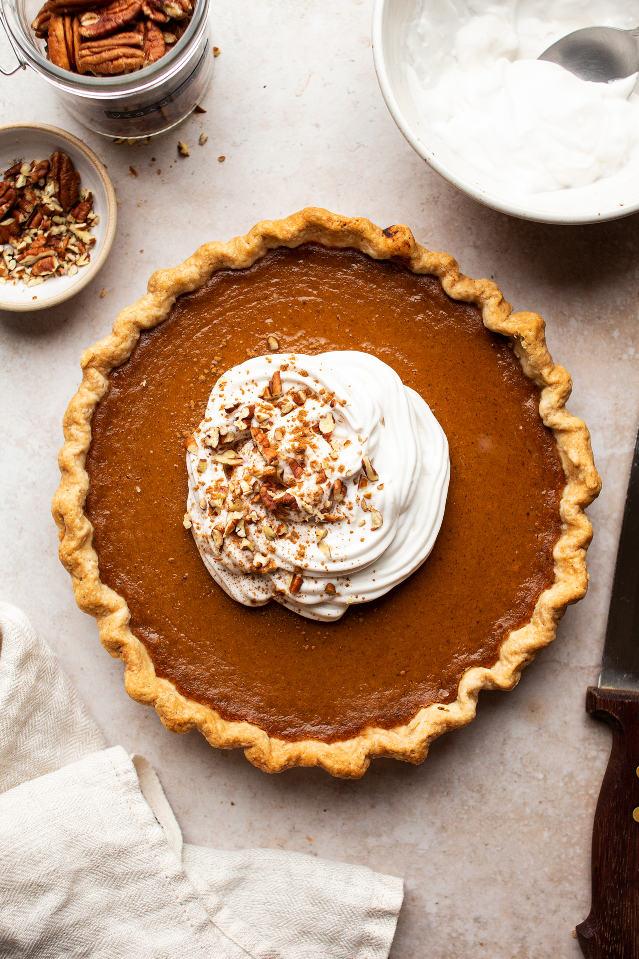 vegan pumpkin pie