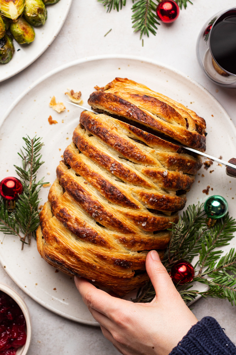 vegetarian wellington top down