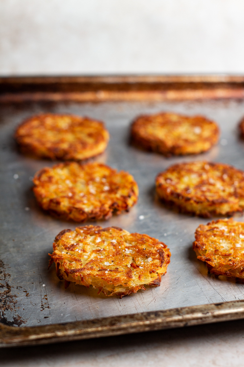 Baked vegan hash browns - Lazy Cat Kitchen