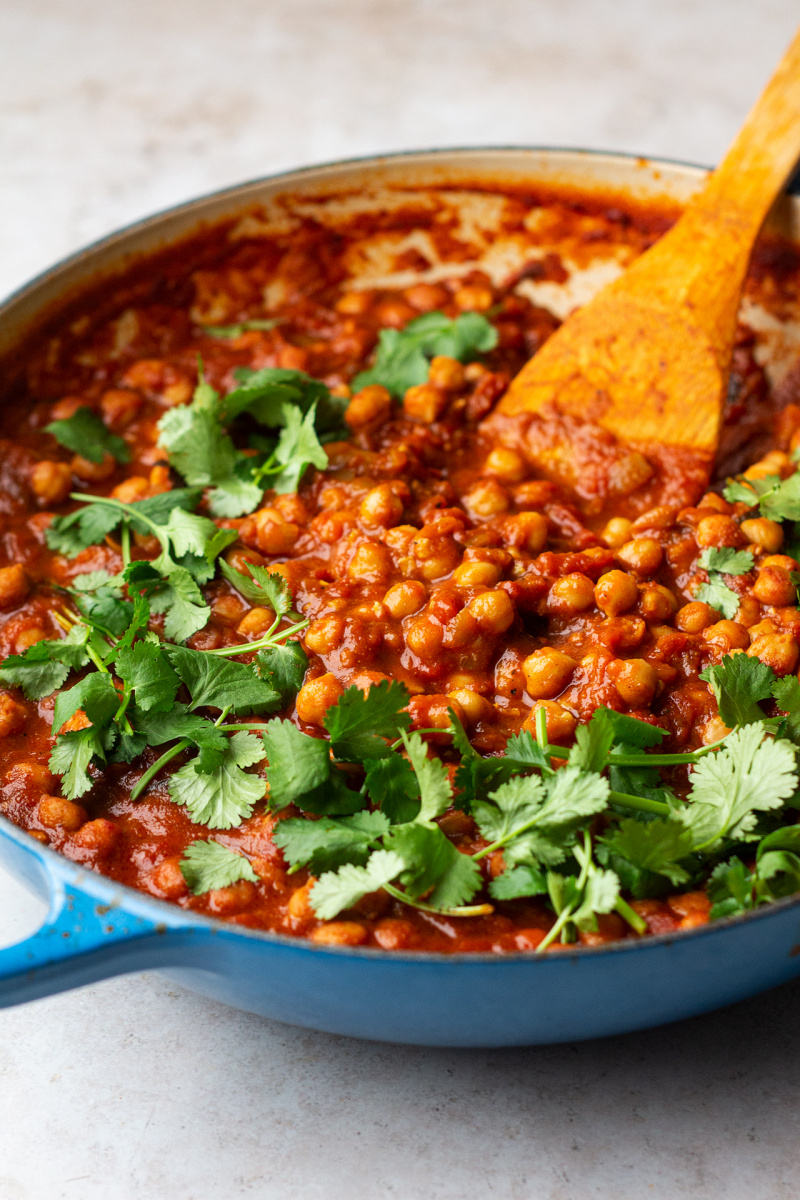 easy chana masala side