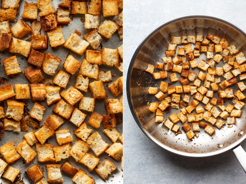roasted tomato fennel soup croutons