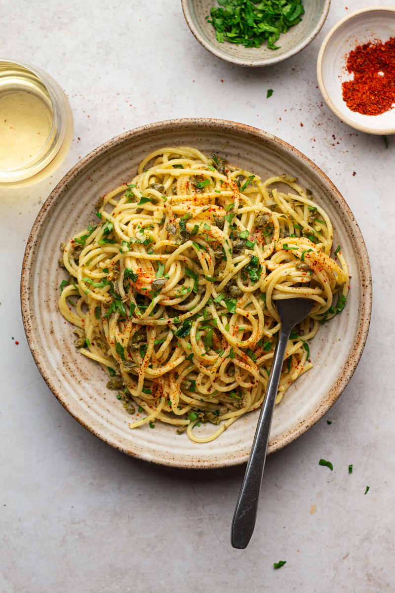 simplest vegan pasta