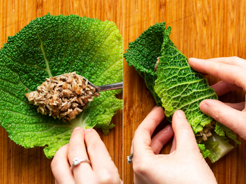 vegan cabbage rolls filling