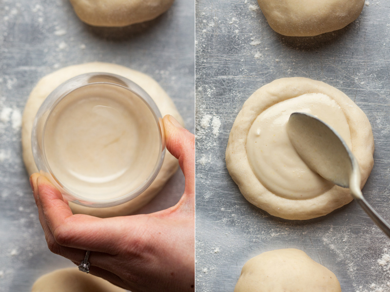 vegan polish sweet cheese rolls filling