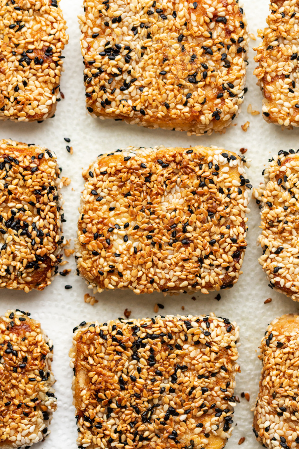 Vegan Sesame Encrusted Tofu Steaks Lazy Cat Kitchen