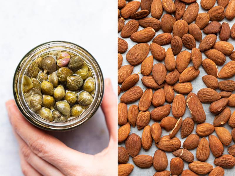 vegan wild garlic pesto ingredients