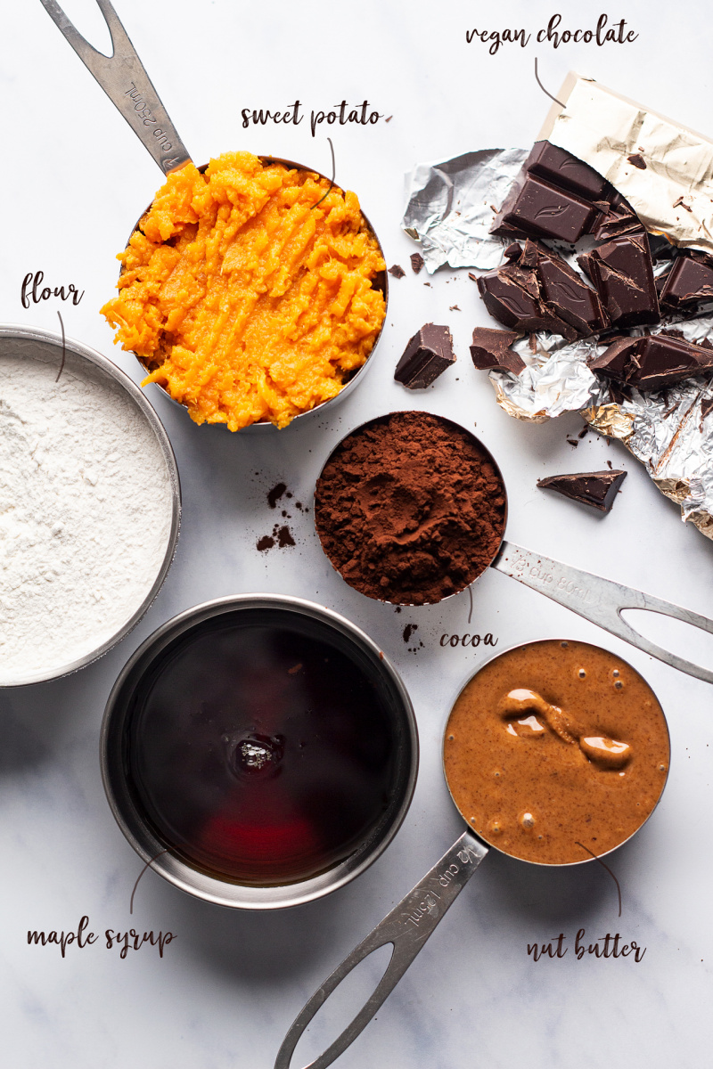 healthy chocolate muffins ingredients