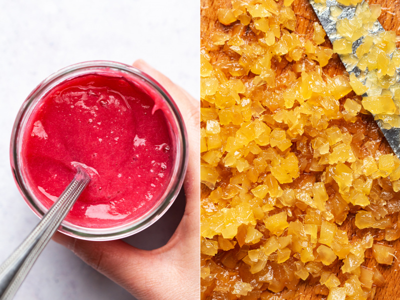 vegan rhubarb ginger buns ingredients