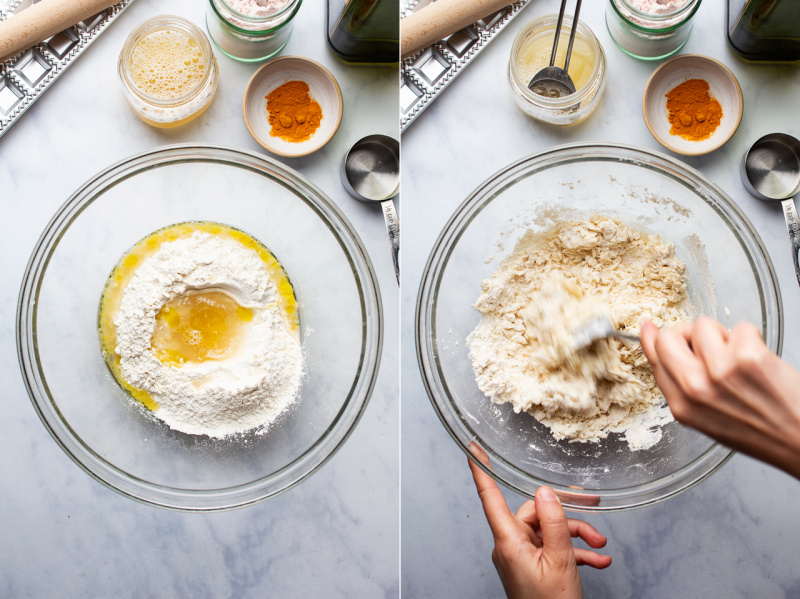 vegan wild garlic ravioli dough