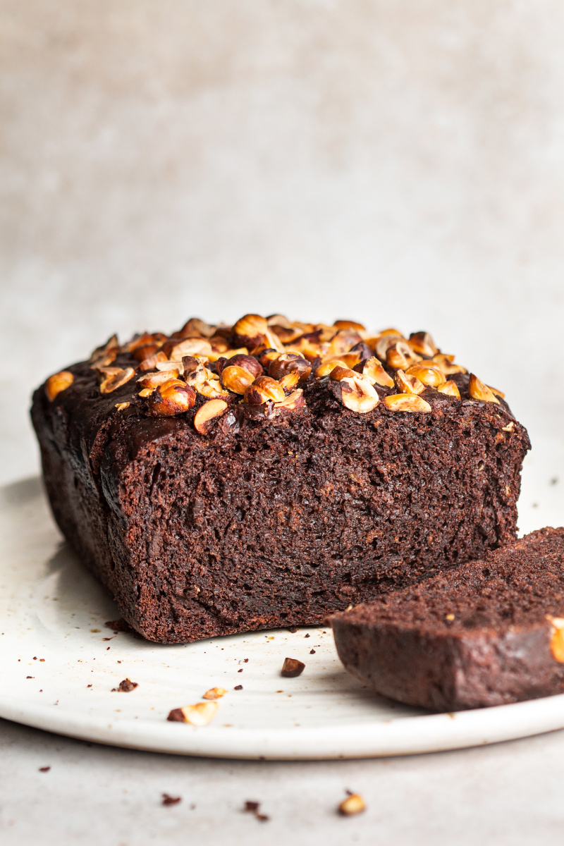 Triple Chocolate Banana Bread (Vegan GF) - Nourishing Amy