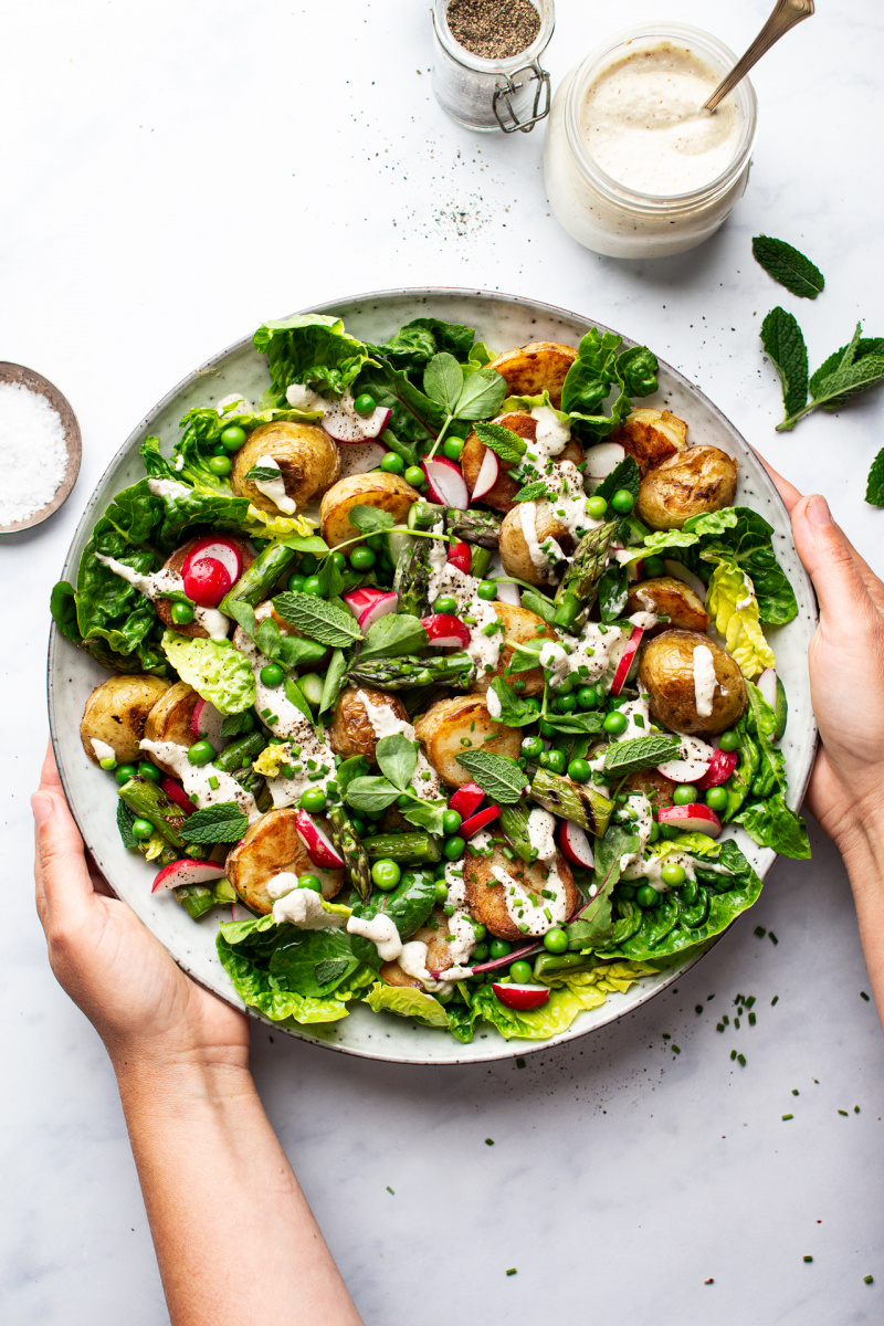 vegan new potato salad