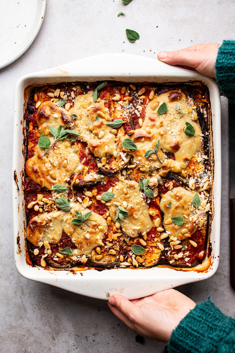 vegan eggplant parmigiana