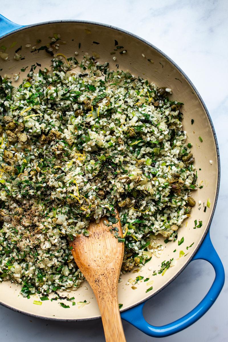 greek stuffed vine leaves filling