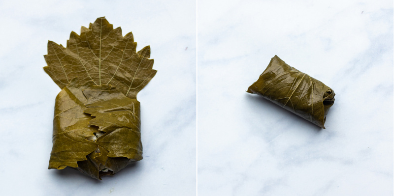 greek stuffed vine leaves rolling sq