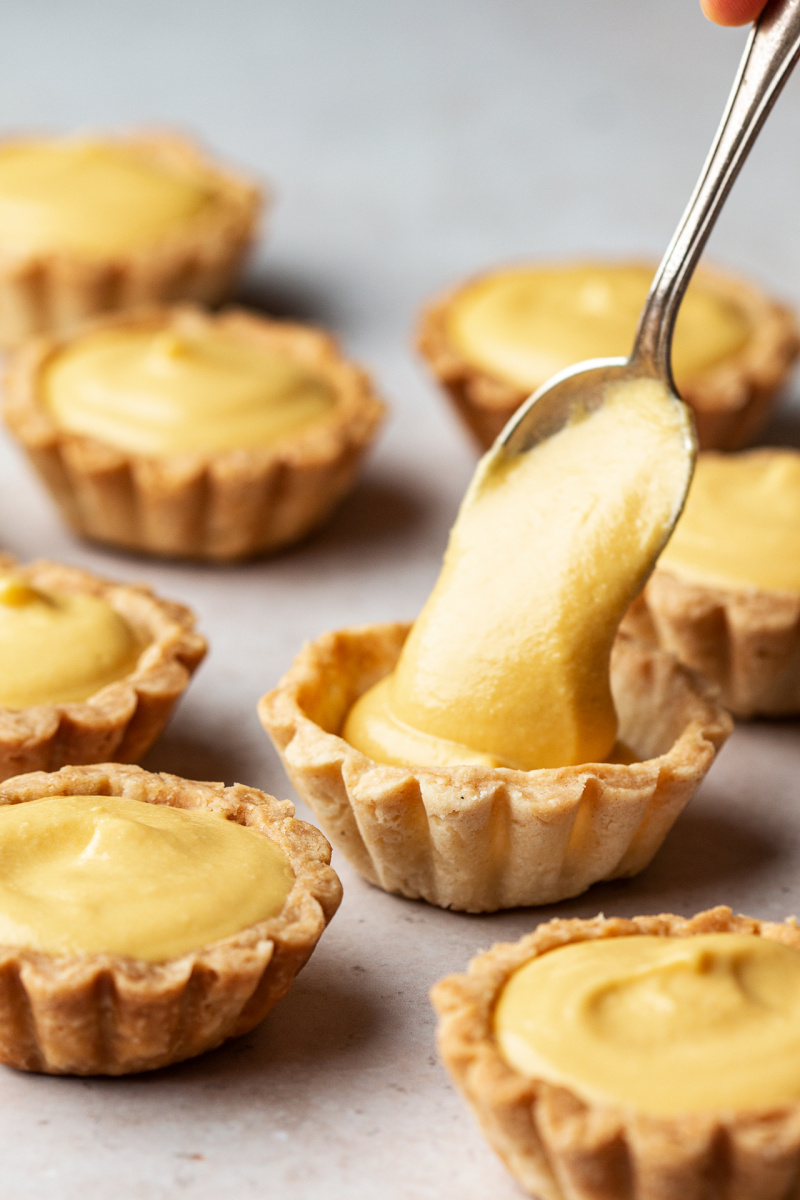 Vegan custard tarts - Lazy Cat Kitchen