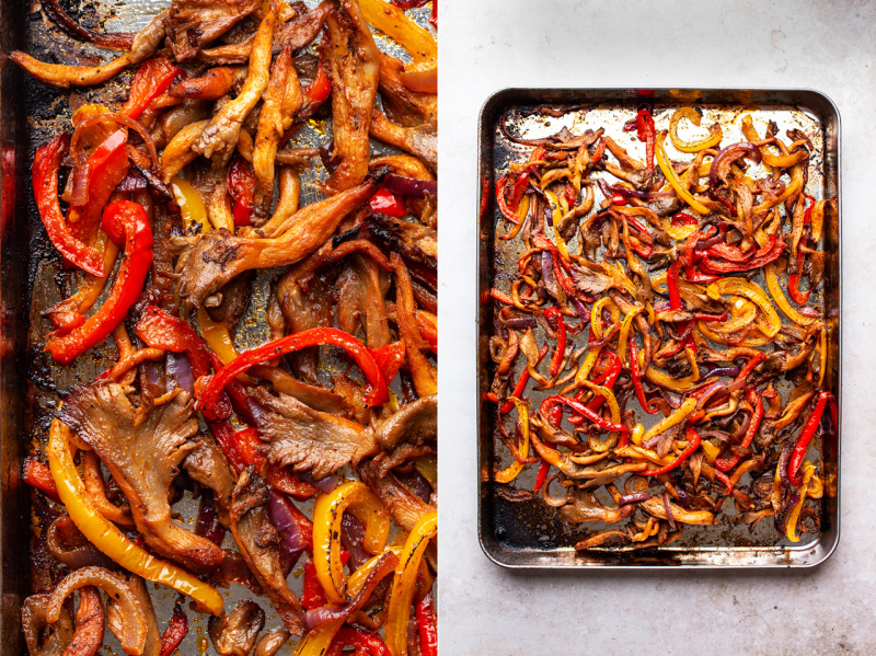 vegan fajitas baked