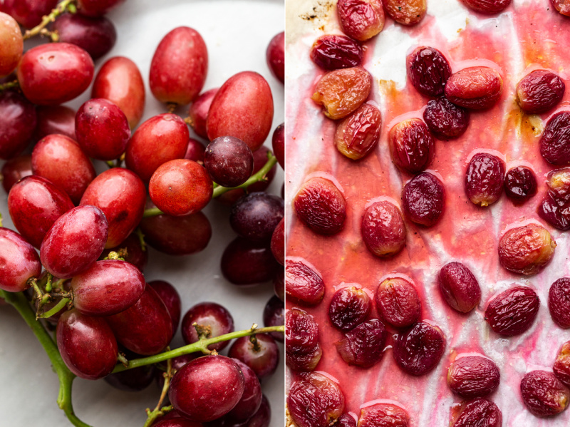 roasted grape fennel salad grapes