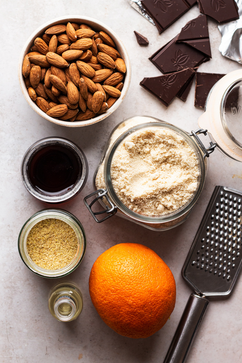 vegan almond cookies ingredients