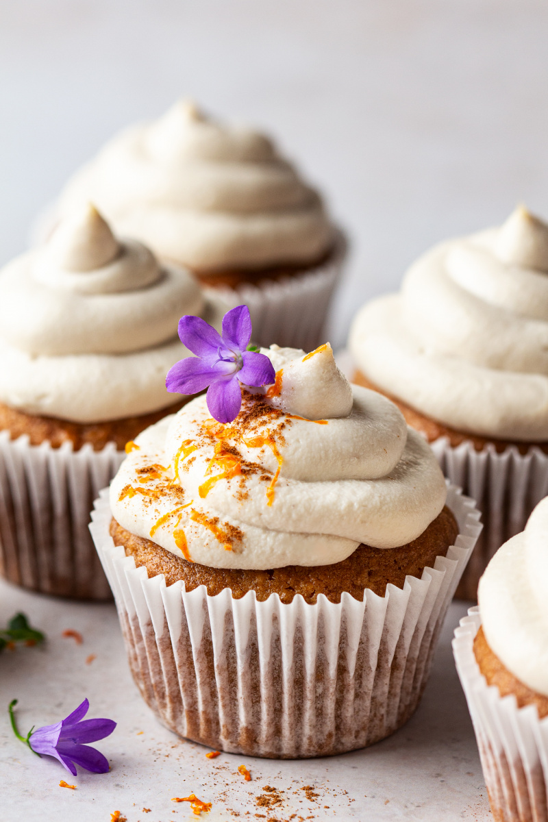 vegan carrot cupcakes many