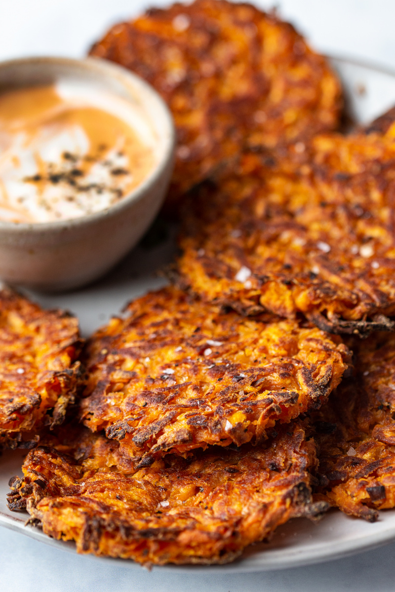 Baked vegan hash browns - Lazy Cat Kitchen