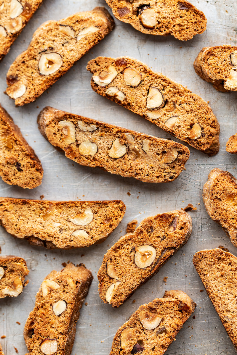 christmas vegan biscotti