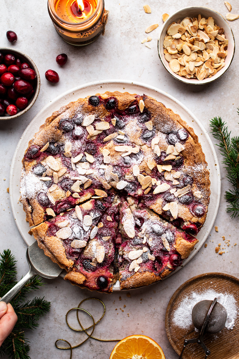 vegan frangipane pear tart recipe