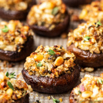 Vegan stuffed mushrooms-image