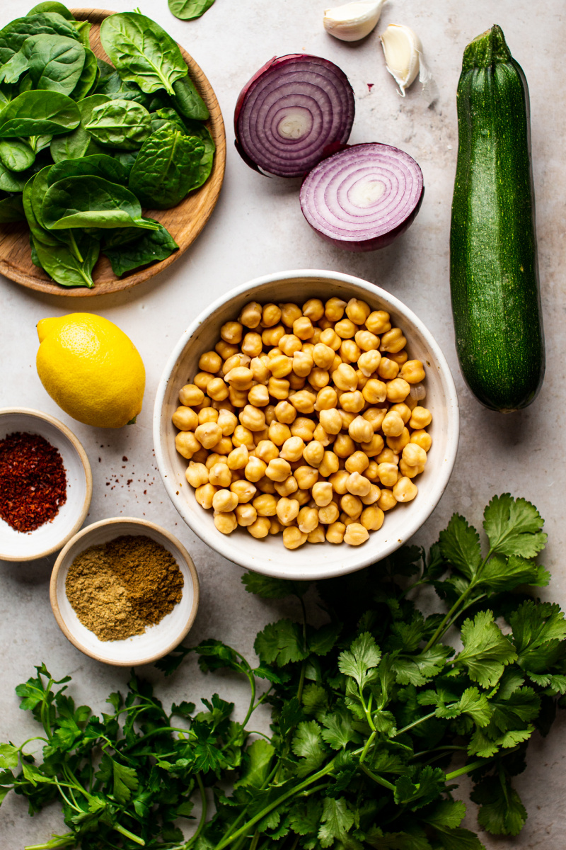 baked falafels ingredients