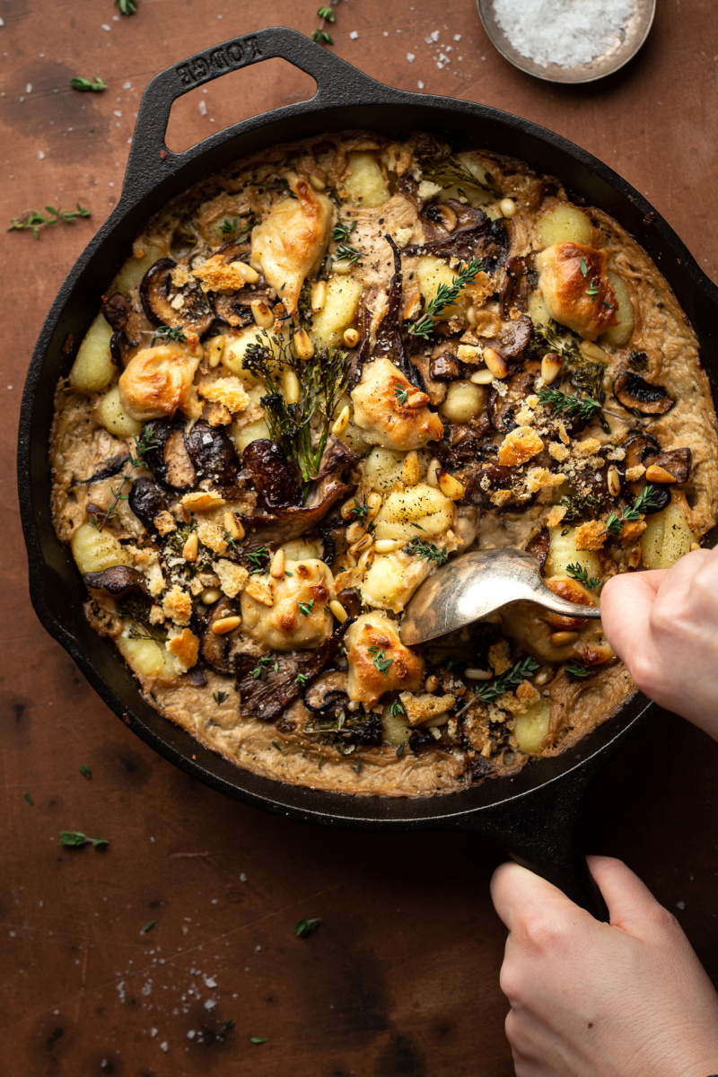 vegan gnocchi bake baked