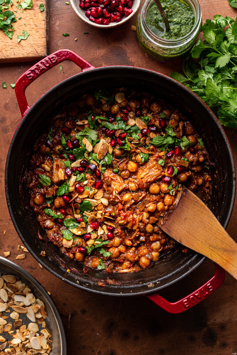 vegan jackfruit tagine