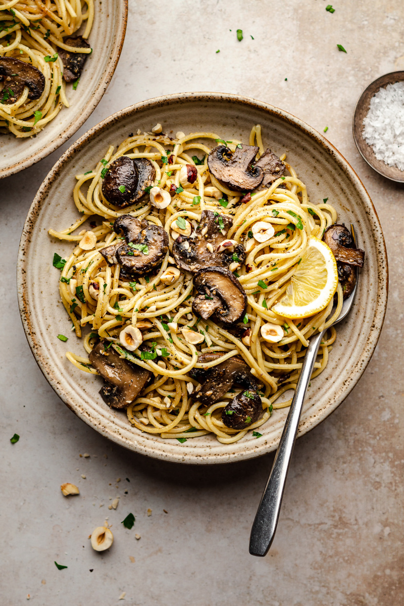 Mushroom-Miso Pasta Recipe