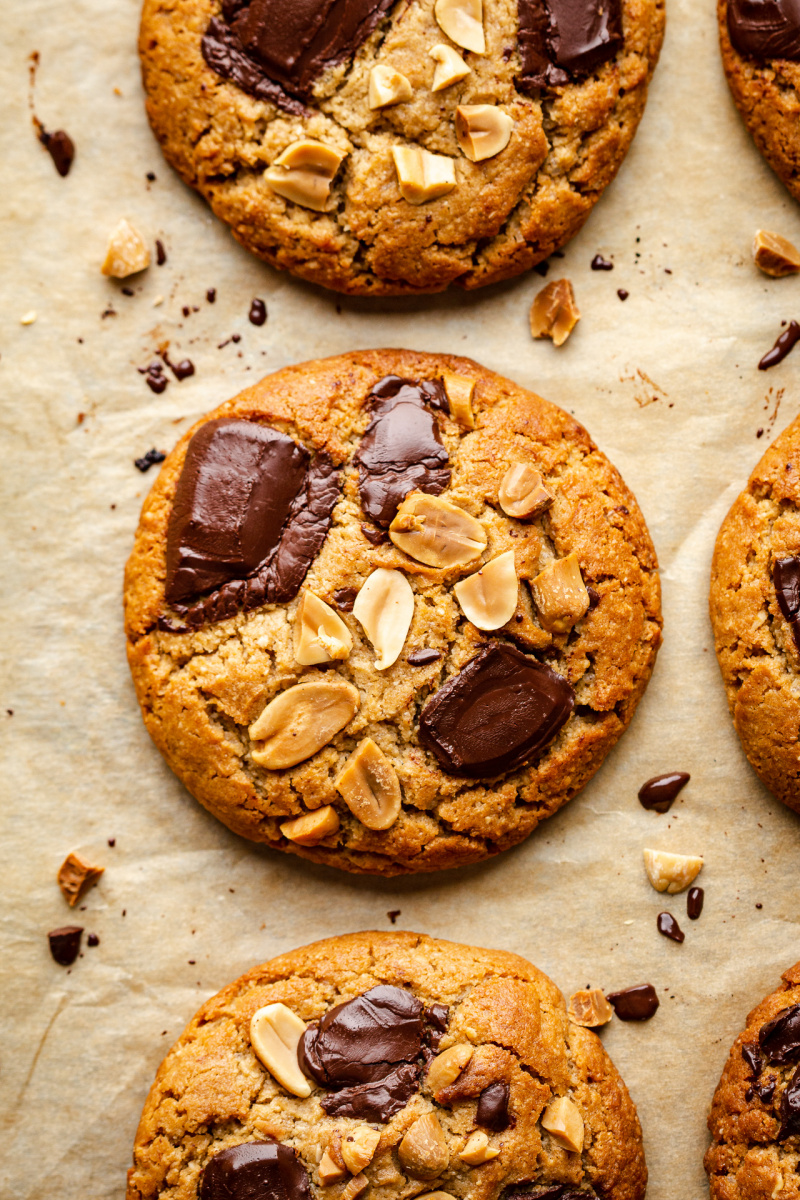 vegan peanut butter baked