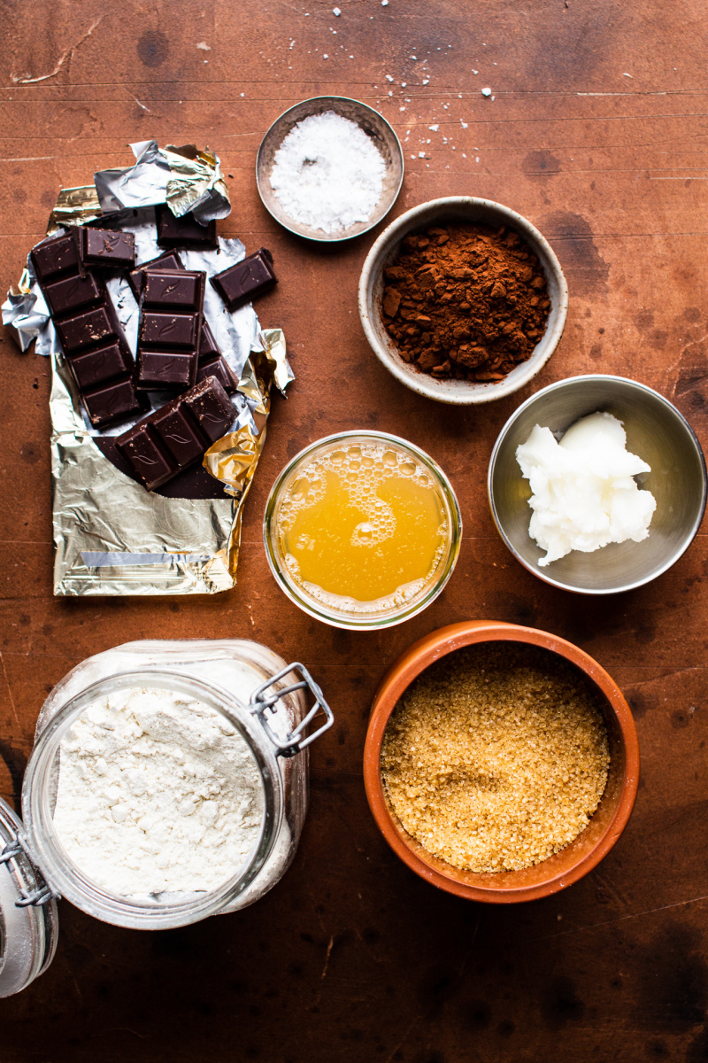 easy eggless brownies ingredients