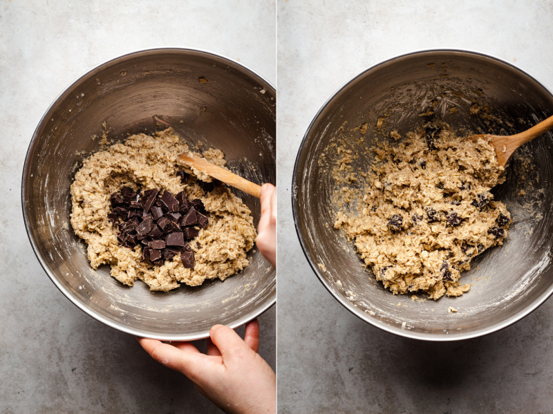 vegan oat cookies dough