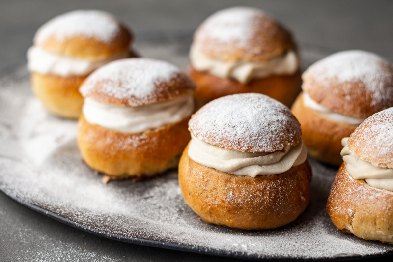 vegan semla buns