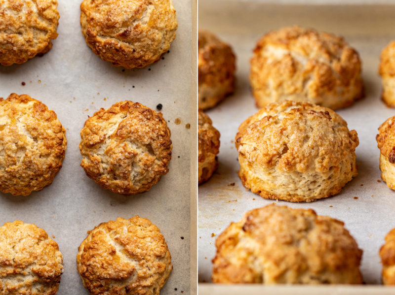 ginger vegan scones baked