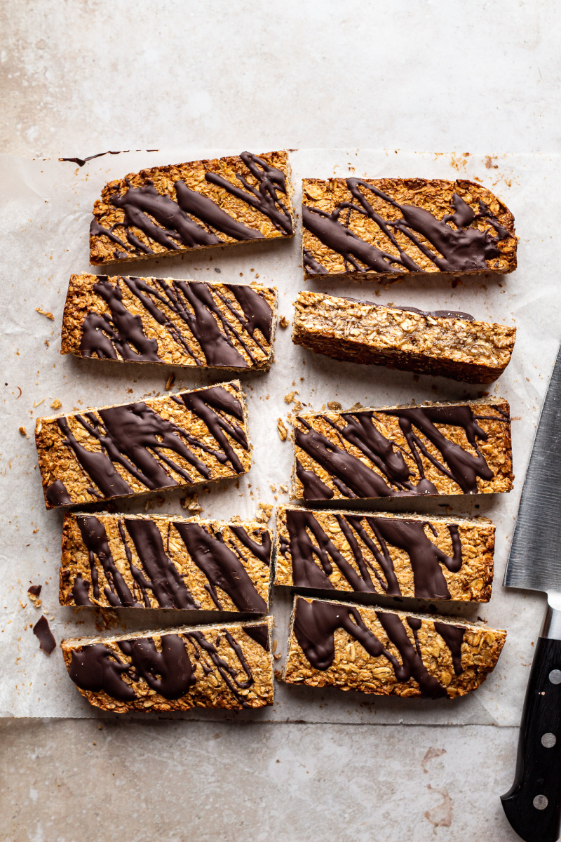 healthier vegan flapjacks baked