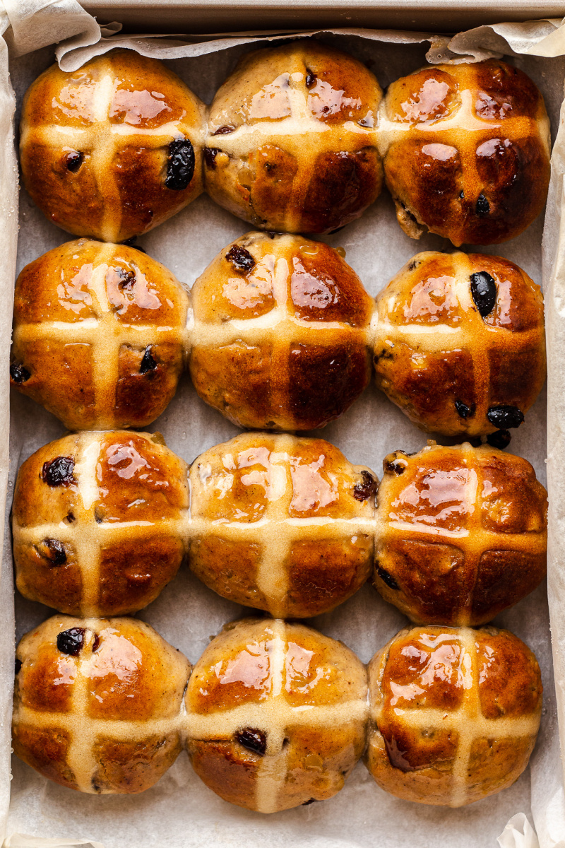 Vegan Hot Cross Buns Lazy Cat Kitchen 9935