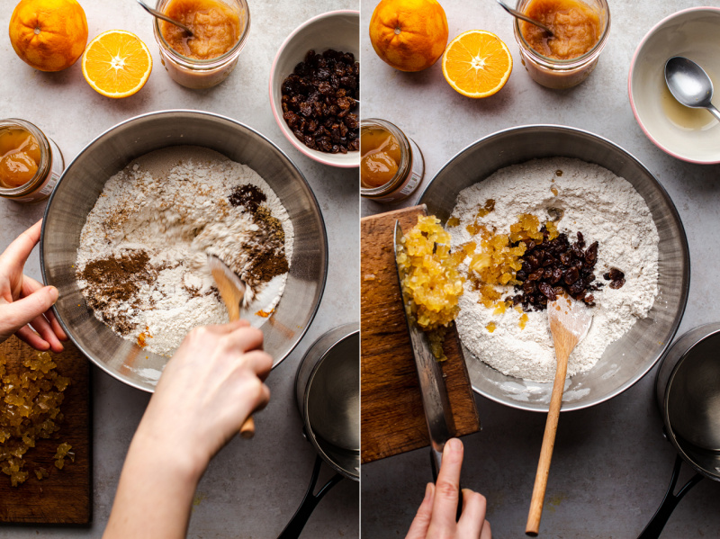 vegan hot X buns dry ingredients