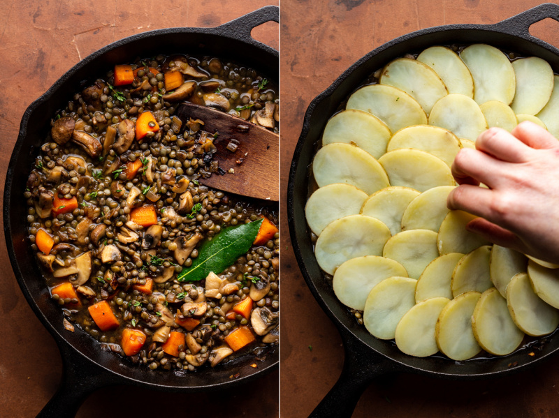 vegan hotpot making