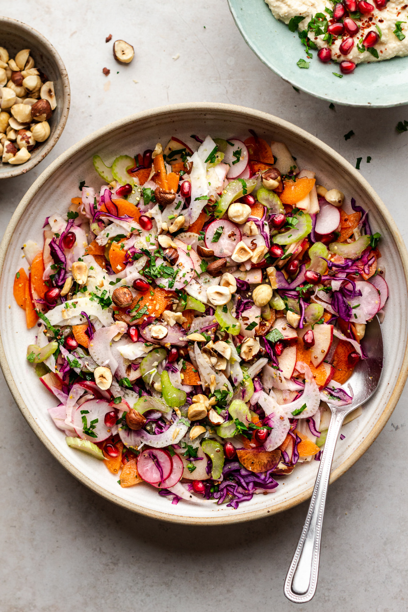 vegan slaw large bowl